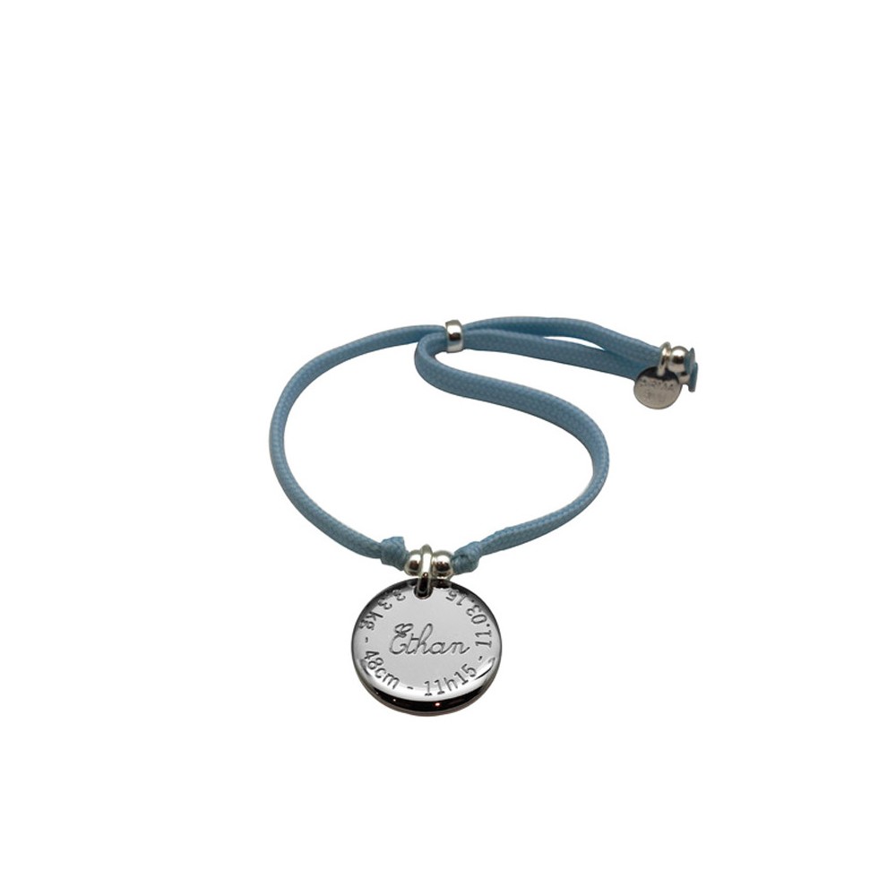 bracelet maman medaille identite bebe