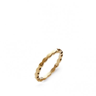 Bague fine en plaqué or