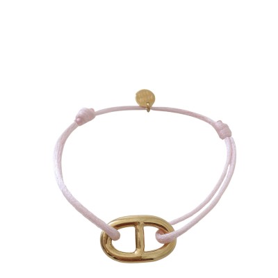 Bracelet Maille Marine Plaqué Or – Style Marin – Bijou Fantaisie Occasion – Modèle N°2