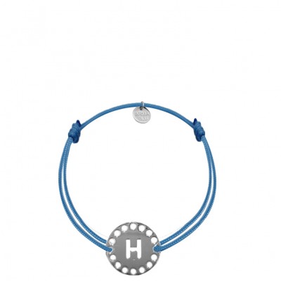 bracelet medaille lettre
