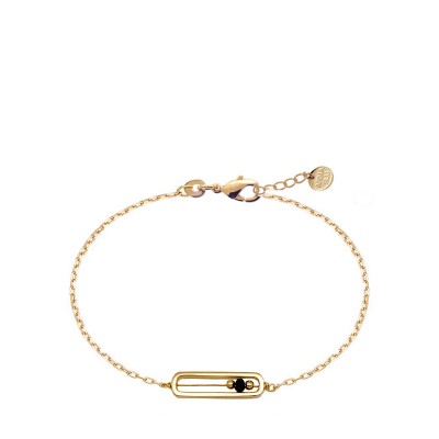 Bracelet boulier en plaqué or
