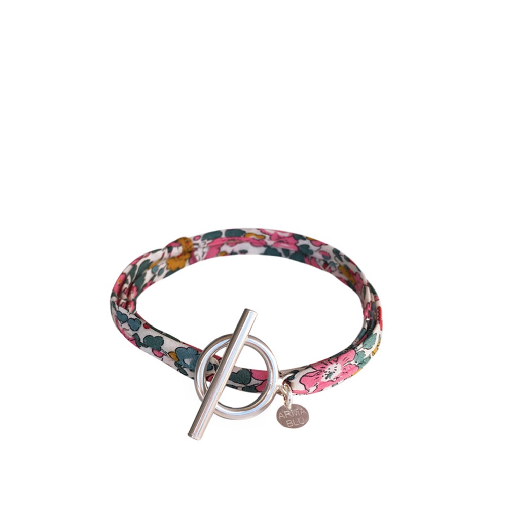 Bracelet fermoir cercle barre lien liberty