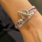 bracelet fermoir toggle argent sur liberty