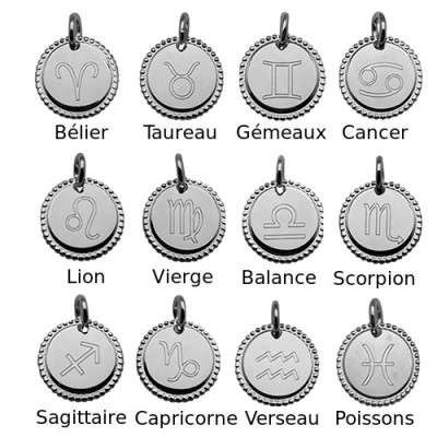 medaille zodiaque