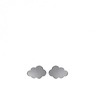Boucles d'oreilles nuages en argent