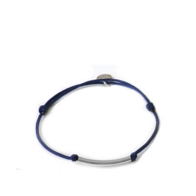 Bracelet enfant mini tube en argent